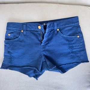 7 For All Man Kind jean shorts